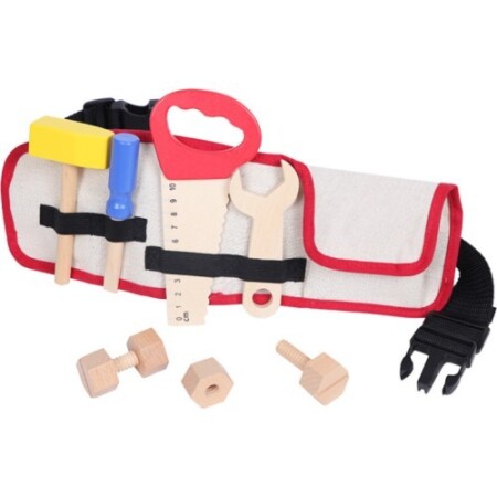 Wooden tools with belt Ecotoys DIY - Eco Toys