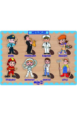 Wooden Turkish Crafts Educational Puzzle - Miniq Toys