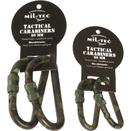 WOODLAND 80MM TAKTİK KARABİNA (ÇİFT) - MIL-TEC