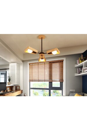 WoodMill Wooden Chandelier TYC4OL457N168934578151481 - SimaAvize