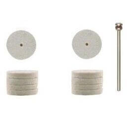 Wool polishing discs PROXXON (10pcs.) - PROXXON MICROMOT