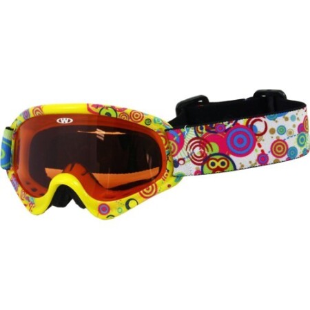 WORKER Sterling Kids Ski Goggles with Graphics - Yellow - Worker