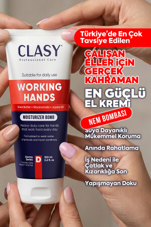Working Hands Intensive Moisturizing Hand Cream for Special Hands - Clasy Care