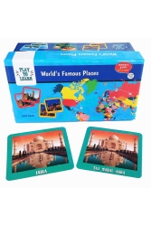 World's Famous Places - Genel Kültür Oyunu, Eğitici Kutu Oyunu, Dikkat Oyunu, Hafiza Oyunu 12081516 - Play to Learn