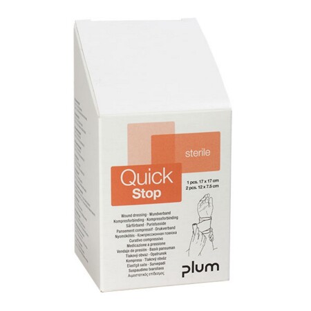 Wound dressing PLUM QuickStop, 3 pcs. - Plum
