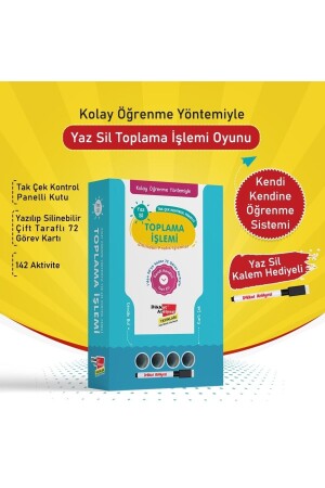Write and Clear Addition Game with Easy Learning Method - Dikkat Atölyesi Yayınları