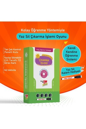 Write Delete Subtraction Game with Easy Learning Method - Dikkat Atölyesi Yayınları