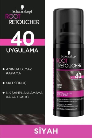 Wurzelretuschierer, sofort deckende weiße Sprühfarbe, Schwarz, 120 ml, 2376829 - Schwarzkopf