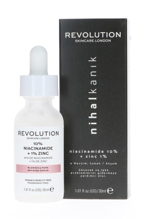 X Nihal 10% Niacin & 1% Zinc Serum 30 ml 5057566718790 - REVOLUTİON SKİNCARE