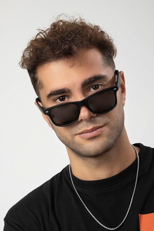 Xed Wayfarer Black Men's Sunglasses PL23EG508 - Polo55