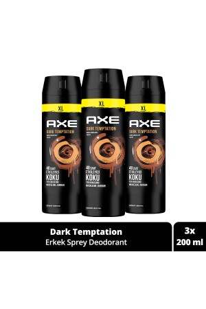 منز الرجال الرشاش ديزودرانت مظلمة إغراء Xl 48 ساعة رائحة رائعة 200 مل - Axe