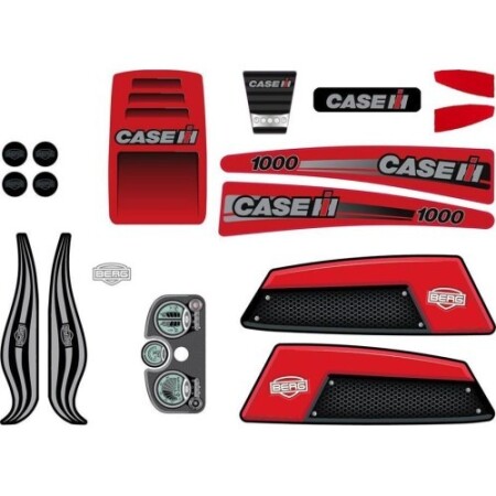 XL Çerçeve - Çıkartma Seti Case IH - BERG