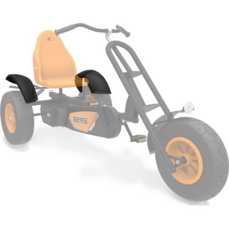 XL Frame - Rear mudguards 71° Chopper - BERG