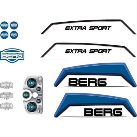 XL Frame - Sticker set Basic/Extra Blue - BERG