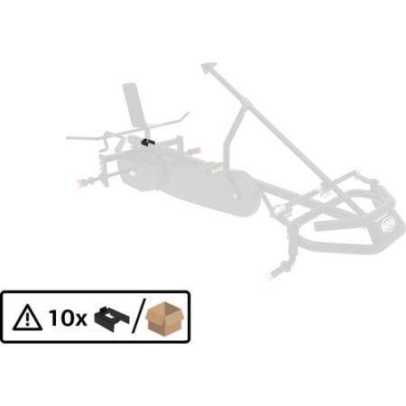 XL Frame - U-bracket plastic for chair frame (10x) - BERG