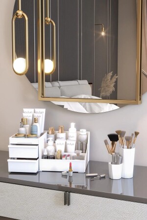 Xl Makyaj Kozmetik Düzenleyici Ve Fırçalık Organizer 2li Set TYC00199162606 - Pufwin Home