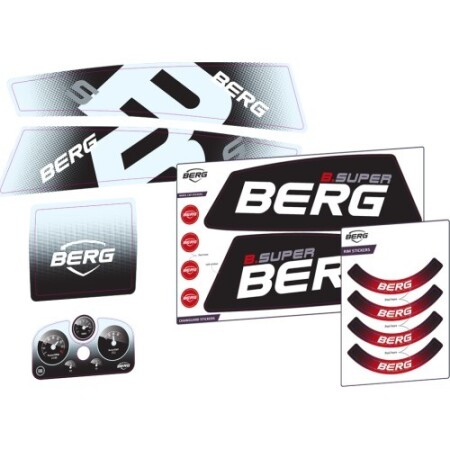 XL/XXL Frame - Sticker set B.Super Red - BERG
