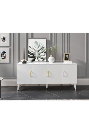 Yağmur Multi-Purpose Modern Console - All in 1. Quality MDF YagmurBeyaz - KZNMOB HOME