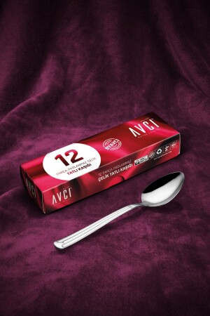 Yakamoz 12 Dessert Spoons YKZ-12TK - Avcı