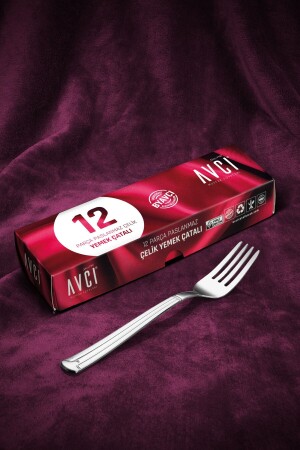 Yakamoz 12 Pieces Dinner Forks YKZ-12YC - Avcı