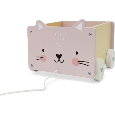 Yapım blokları için ipli ahşap tren, Eco Toys - Eco Toys