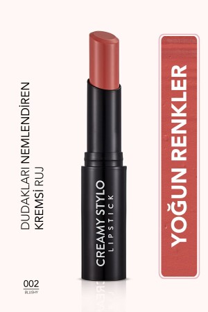 Yarı Parlak Stick Ruj- Creamy Stylo Lipstick -002 Blushy -8682536013628 - Flormar