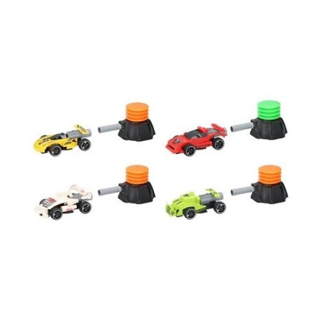 Yarış Arabası Şanzımanı, 15cm, PP, 4ass dsg - Beyaz - Gearbox