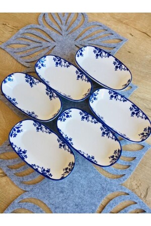 Yasemin Model 6-Piece Oval Breakfast Bowl yasemin420 - VENÜS HOME DECORATION