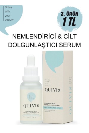 Yaşlanma Karşıtı Nemlendirici ve Cilt Dolgunlaştırıcı Bariyer Hyaluronik Serum 30 ml QS0004 - Quivis