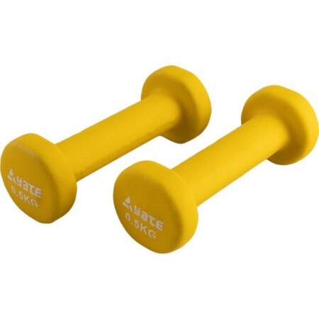 Yate marka neopren fitness dambılları, 2 adet x 0,5 kg - Yate