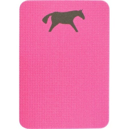 Yate Pferdesitzmatte, 400x285x10mm, rosa/grau - Yate