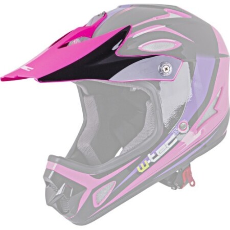 Yedek FS-605 kask vizörü W-TEC - Pembe - W-TEC