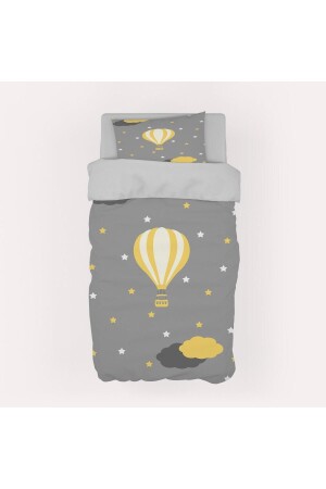 Yellow Balloon Cotton Duvet Cover Set Mktnt-019 MKTNT-019 - MEKTA HOME