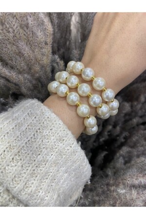 Yellow Beaded Pearl - Lila