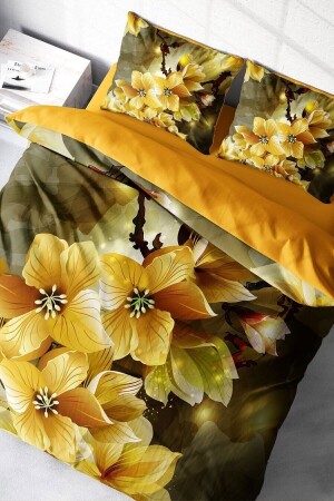 Yellow Flowers 3d Double Duvet Cover Set monohome9536 - Monohome