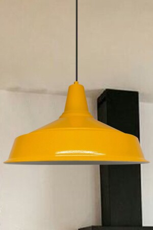 Yellow Noble Single Chandelier Retro Pendant Lamp Office Reception Showroom Living Room Kitchen Chandeliers Lamp BMM2013XXXX03 - Bamyum