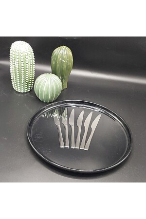 Yemek Bıçak 6 Adet-ege (17 Cm-4,0 Mm-430 Kalite Çelik) AMT0172f3205 - Genel Markalar