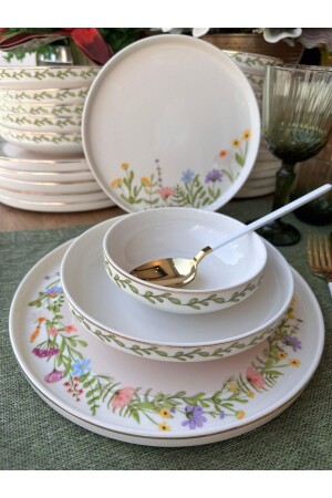 Yemek Takımı Modern Spring 24 Parça 6 Kişilik POR-101428 - ROSSEV