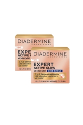 Yeni Expert Active Glow Yaşlanma Karşıtı , Yenileyici Gece Kremi X 2 Adet 3178041337724-2 - Diadermine