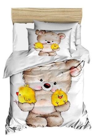 Yenidoğan Kız - Erkek Bebek Unisex Nevresim Takımı %100 Pamuklu MH01182 - Mira Home