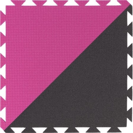 Yer döşemesi Yate, 43x43x1.0cm, pembe/gri - Yate