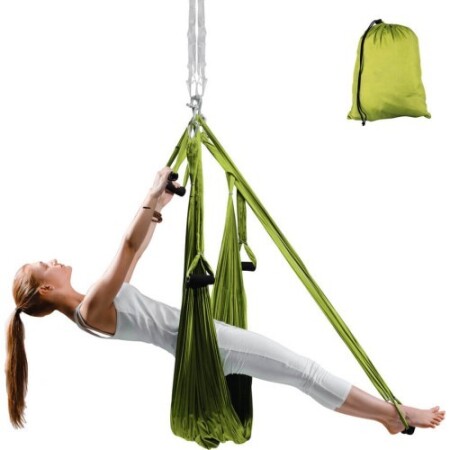 Yerçekimine Karşı Aero Yoga Hamak inSPORTline Hemmok - Yeşil - inSPORTline