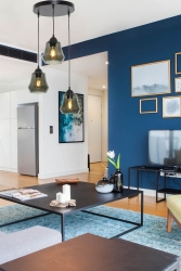 Yessi 3lü Füme Camlı Modern Sarkıt Salon Avize yessi - EYS Aydınlatma