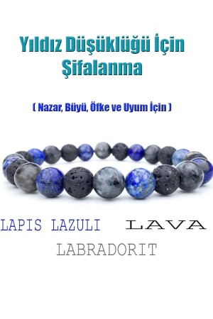Yıldız Düşüklüğü Için Şifalanma Bilekliği ( Nazar- Büyü- Öfke Ve Uyum Için ) - Nehirtaş