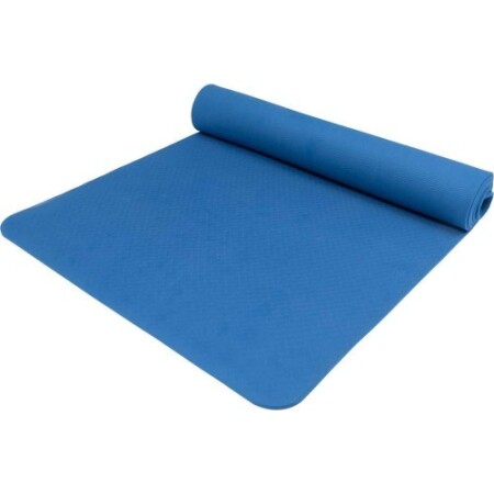 Yoga mat Yate TPE, blue, 195x61x0.6cm - Yate
