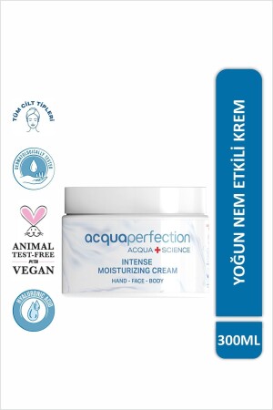 Yoğun Nemlendirici El - Yüz - Vücut Kremi 300ml - Acqua Perfection