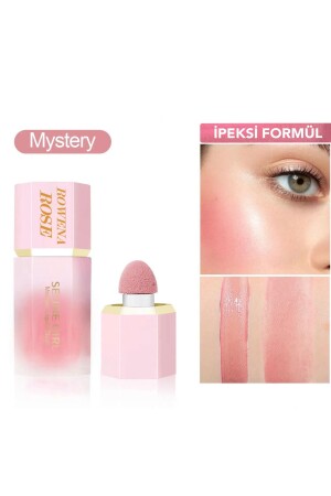Yoğun Pigmentli Likit Allık (Mystery) Doğal Görünüm - Rowenarose