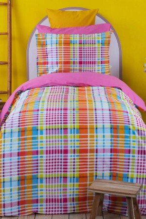 Young Mannox Orange Single 100% Cotton Duvet Cover Set 200. 20. 01. 0143 - Karaca Home