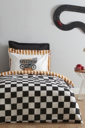 Young Speed Way %100 Pamuk Tek Kişilik Fitted Nevresim Takımı 200.22.14.0316 - Karaca Home