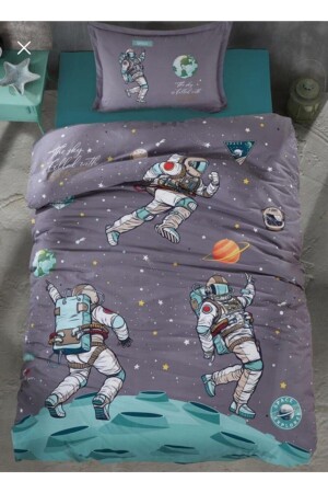 Youth and Children Single Duvet Cover Set 100% Cotton 8681727128967 - Clasy